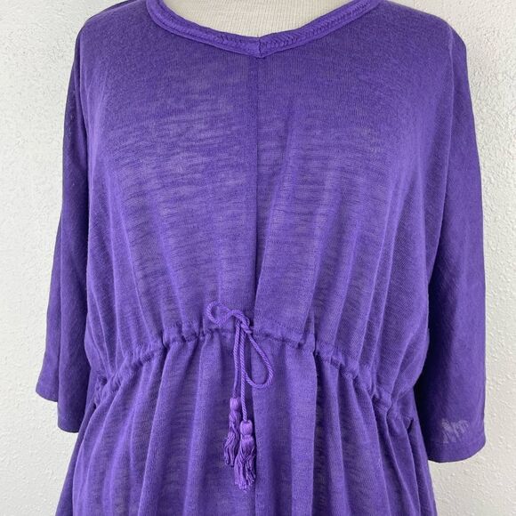 NWT JW Style Womens Purple Boho Top Size M - Picture 2 of 7